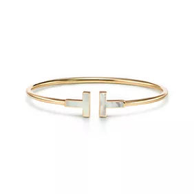 Tiffany Wire Bracelet with Mother-of-pearl