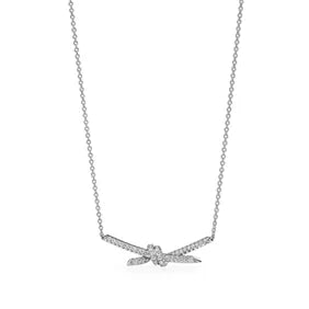 Tiffany Knot Pendant with Diamonds