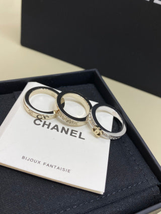 CHANEL Aurevia Triple Layer Signature Ring
