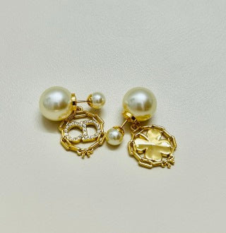 Dior Perle Harmonie Charm Earrings