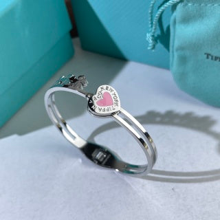 Tiffany Colorful Heart Tag Enamel Bracelet – Playful Luxury Jewelry