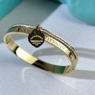 Tiffany Signature Tag Diamond Cuff Bracelet – Elegant Luxury Jewelry