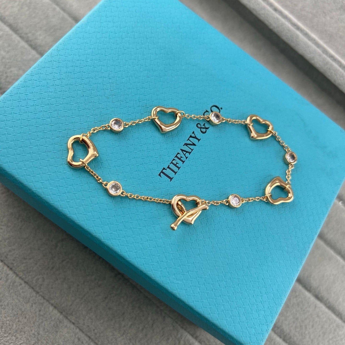 Tiffany Elsa Peretti Open Heart Bracelet